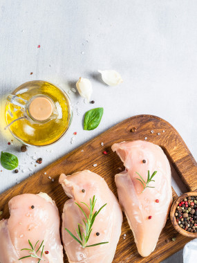 PLAT AUTOUR DU POULET 